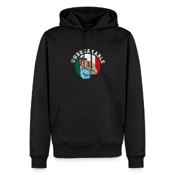 Mexiko - Männer Premium Bio Hoodie - Schwarz - Vorne - Nico (187cm)