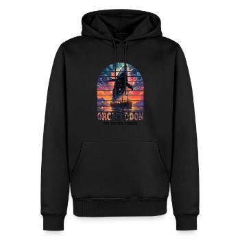 Join the Orca Uprising - Orcageddon: A Tribute to - Männer Premium Bio Hoodie - Schwarz - Vorne - Nico (187cm)