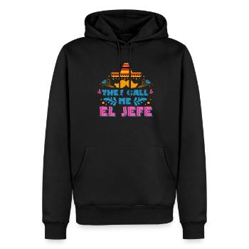 Cadeau de la nation mexicaine mexicaine - Sweat à capuche Premium bio Homme - noir - Devant - Nico (187cm)