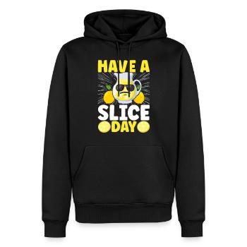 Limonade Limonadenstand - Männer Premium Bio Hoodie - Schwarz - Vorne - Nico (187cm)