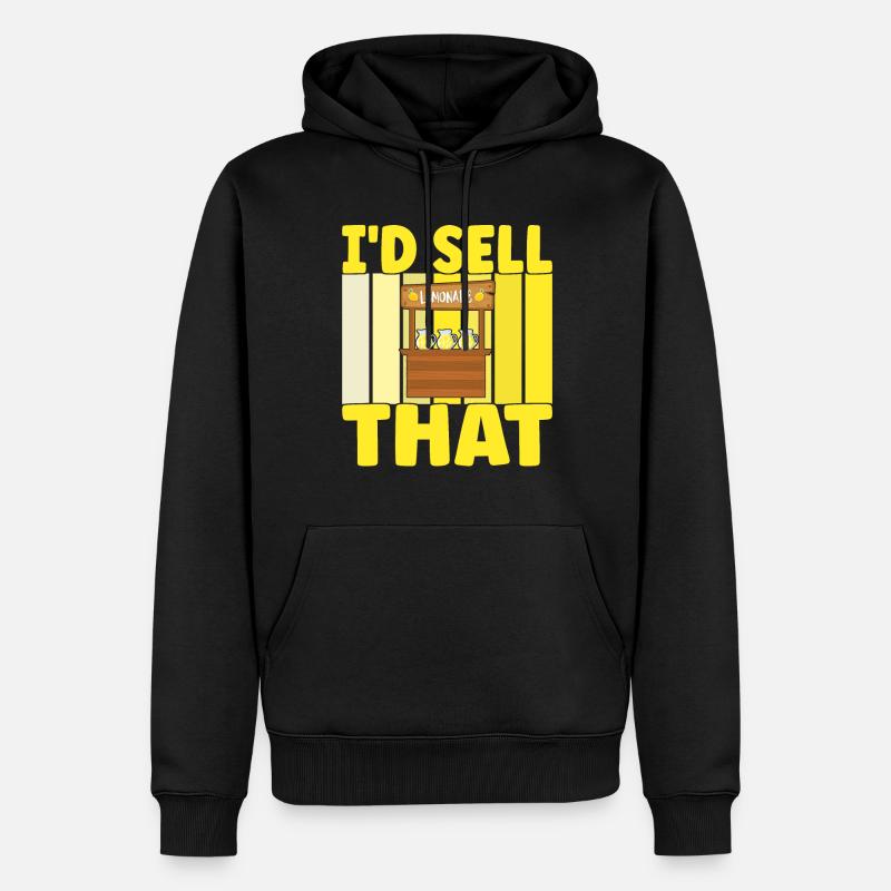 Limonade Limonadenstand - Männer Premium Bio Hoodie - Schwarz
