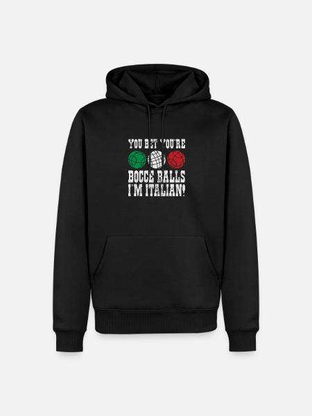 Bocce - Men’s Premium Organic Hoodie - black