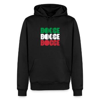 Bocce Bocce Ball Bouler Boulen Cadeau - Sweat à capuche Premium bio Homme - noir - Devant - Nico (187cm)