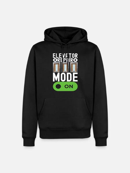 Elevator Mechanic Aufzugsmechaniker - Men’s Premium Organic Hoodie - black
