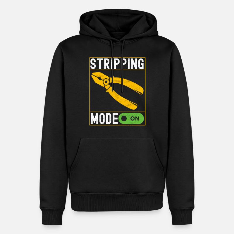 Électricien Technicien en électronique - Sweat à capuche Premium bio Homme - noir