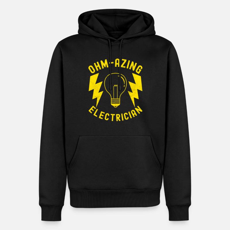 Elektriker Elektroniker - Männer Premium Bio Hoodie - Schwarz