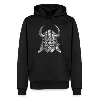 Samouraï maléfique – Montrez votre force sinistre ! - Sweat à capuche Premium bio Homme - noir - Devant - Nico (187cm)