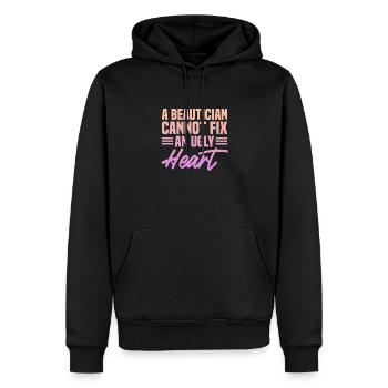 Kosmetikerin Kosmetik Make-up Geschenk - Männer Premium Bio Hoodie - Schwarz - Vorne - Nico (187cm)