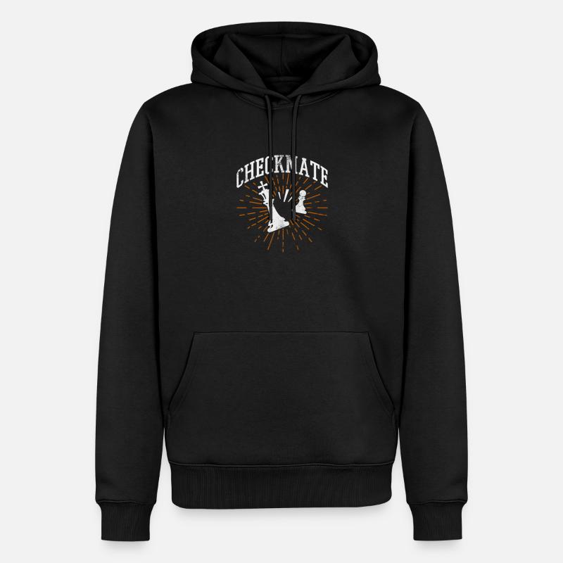 Schach - Männer Premium Bio Hoodie - Schwarz