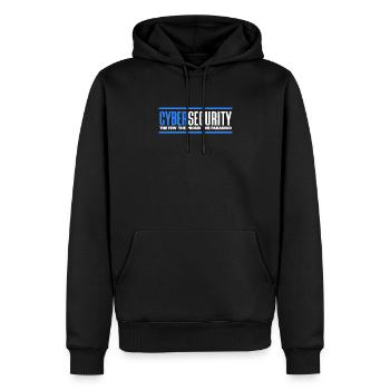 Hacker Coder Computer Hacking Cadeau - Sweat à capuche Premium bio Homme - noir - Devant - Nico (187cm)