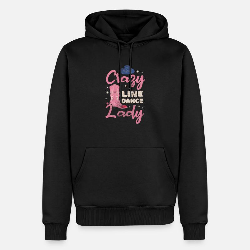 Linedance - Männer Premium Bio Hoodie - Schwarz