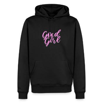 Sadomaso BDSM Dominatrix SM Sado Maso Cadeau - Sweat à capuche Premium bio Homme - noir - Devant - Nico (187cm)