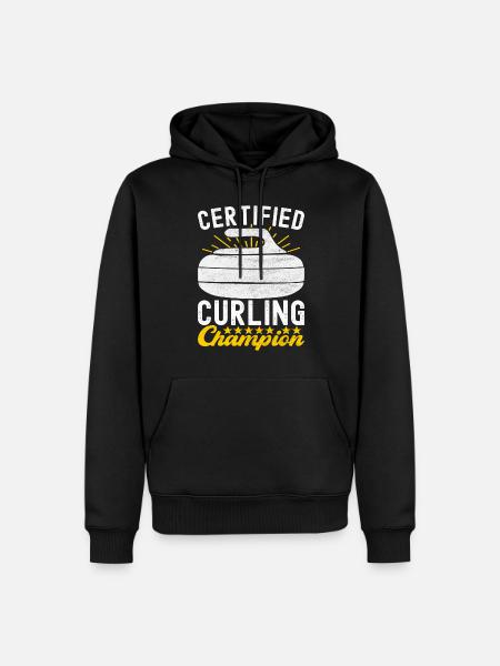 Curling Curling players - Men’s Premium Organic Hoodie - black