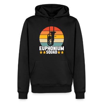 Euphonium Bariton Tenorhorn - Männer Premium Bio Hoodie - Schwarz - Vorne - Nico (187cm)