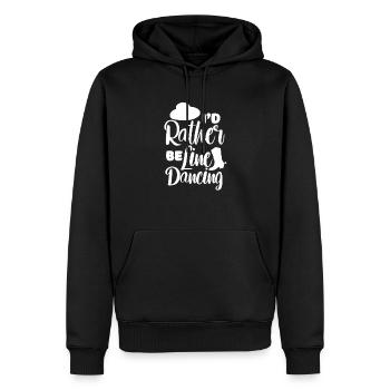 Linedance Country Line Dancer Linedancing Gift - Men’s Premium Organic Hoodie - black - Front - Nico (187cm)