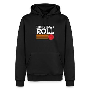 Bocce Bocce Ball Bouler Boulen Cadeau - Sweat à capuche Premium bio Homme - noir - Devant - Nico (187cm)