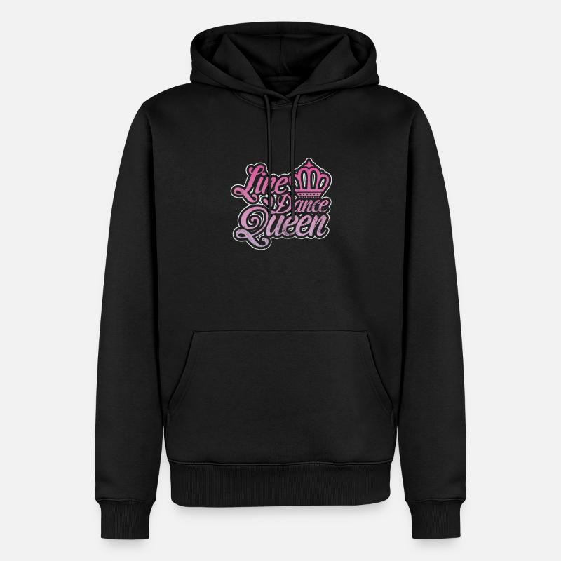Linedance - Männer Premium Bio Hoodie - Schwarz