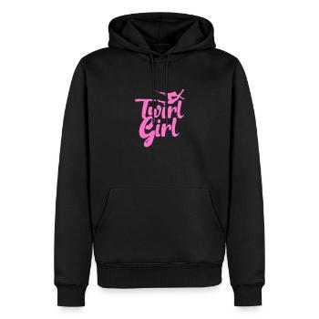 Baton Twirling Gymnastique Gymnastique Cadeau - Sweat à capuche Premium bio Homme - noir - Devant - Nico (187cm)