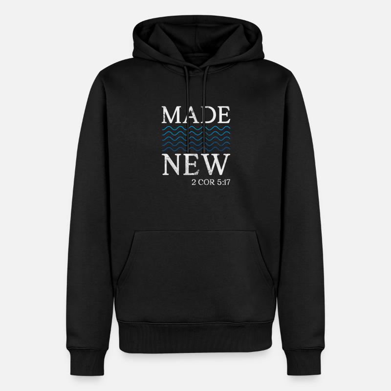 Bibel - Männer Premium Bio Hoodie - Schwarz