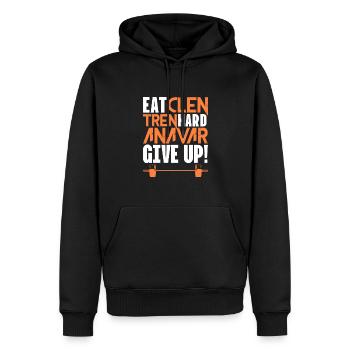 Bodybuilder Body Building Fitness Gym Cadeau - Sweat à capuche Premium bio Homme - noir - Devant - Nico (187cm)