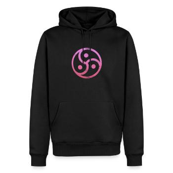 Sadomaso - Sweat à capuche Premium bio Homme - noir - Devant - Nico (187cm)