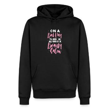 Kosmetikerin Kosmetik Make-up Geschenk - Männer Premium Bio Hoodie - Schwarz - Vorne - Nico (187cm)