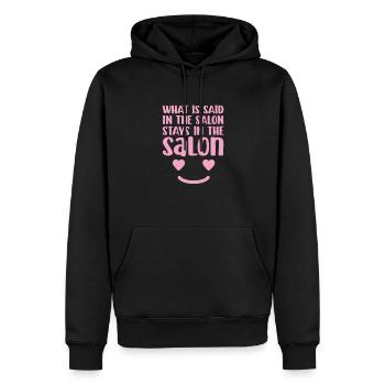 Kosmetikerin Kosmetik Make-up Geschenk - Männer Premium Bio Hoodie - Schwarz - Vorne - Nico (187cm)