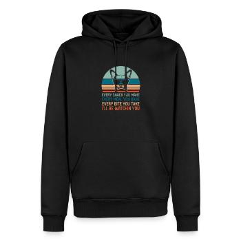 Chihuahua chien chien école chien propriétaire cadeau - Sweat à capuche Premium bio Homme - noir - Devant - Nico (187cm)