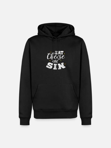 Fromage - Sweat à capuche Premium bio Homme - noir
