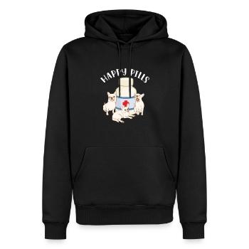 Chihuahua chien chien école chien propriétaire cadeau - Sweat à capuche Premium bio Homme - noir - Devant - Nico (187cm)