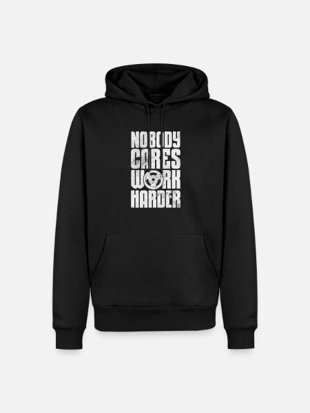 Bodybuilder - Männer Premium Bio Hoodie - Schwarz