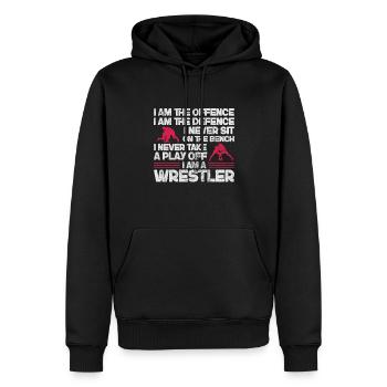 Wrestling - Männer Premium Bio Hoodie - Schwarz - Vorne - Nico (187cm)