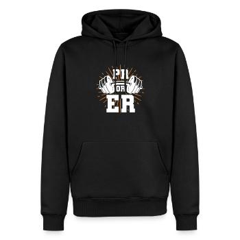 Bodybuilder Body Building Fitness Gym cadeau - Sweat à capuche Premium bio Homme - noir - Devant - Nico (187cm)