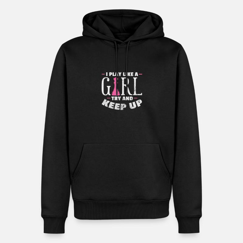 Schach - Männer Premium Bio Hoodie - Schwarz