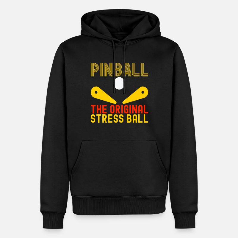 Pinball Flipper - Männer Premium Bio Hoodie - Schwarz
