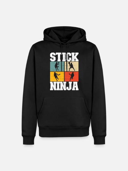 Lacrosse Lacrosse Players - Men’s Premium Organic Hoodie - black