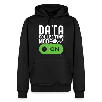 Data Science Datenanalyst - Männer Premium Bio Hoodie - Schwarz - Vorne - Nico (187cm)