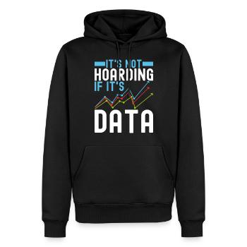 Data Science Datenanalyst - Männer Premium Bio Hoodie - Schwarz - Vorne - Nico (187cm)