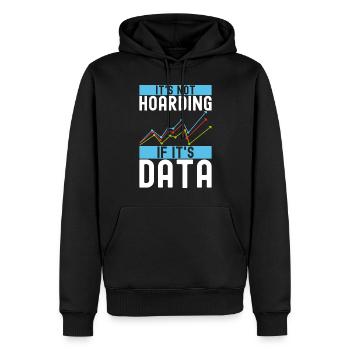 Data Science Datenanalyst - Männer Premium Bio Hoodie - Schwarz - Vorne - Nico (187cm)