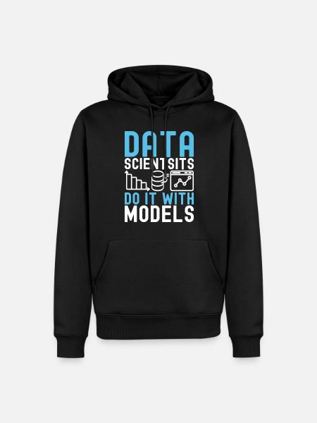 Data Science Datenanalyst - Männer Premium Bio Hoodie - Schwarz