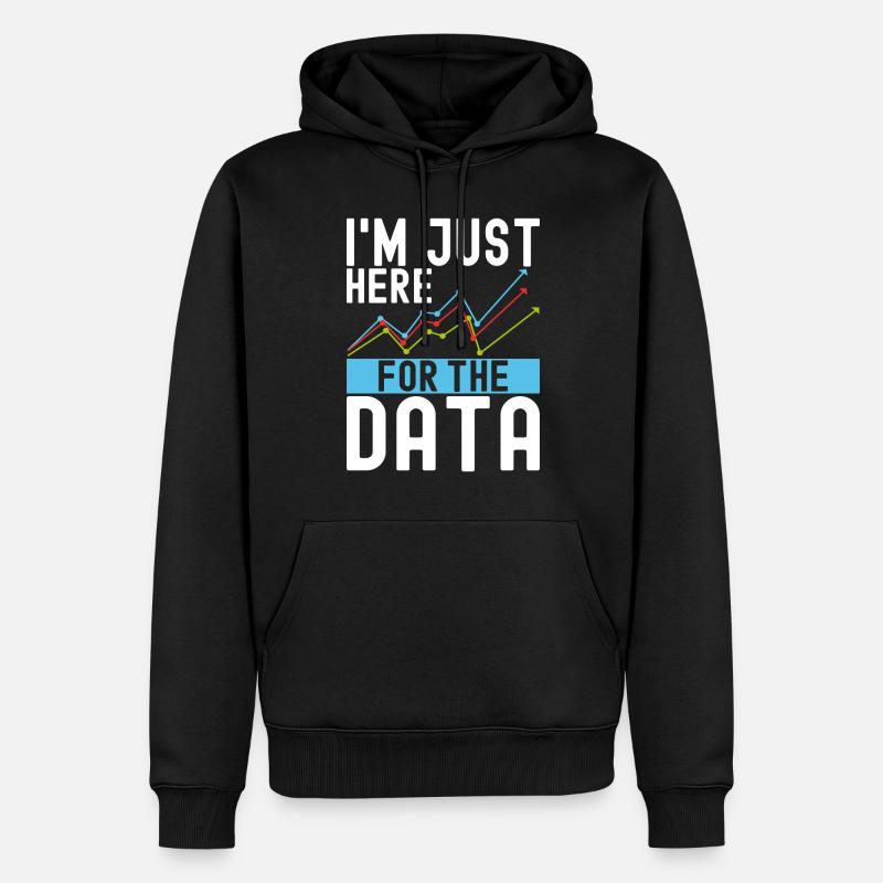 Data Science Data Analyst - Men’s Premium Organic Hoodie - black