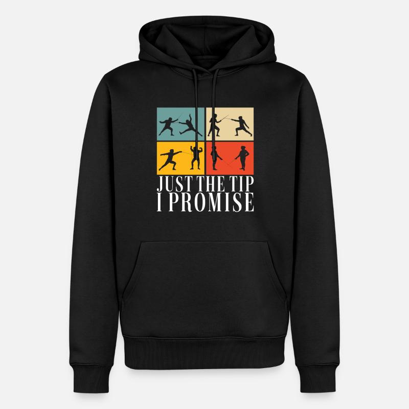 Clôtures Clôtures - Sweat à capuche Premium bio Homme - noir