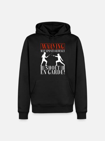 Clôtures Clôtures - Sweat à capuche Premium bio Homme - noir