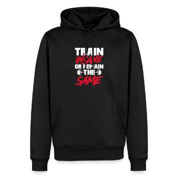 Bodybuilder Body Building Fitness Gym cadeau - Sweat à capuche Premium bio Homme - noir - Devant - Nico (187cm)