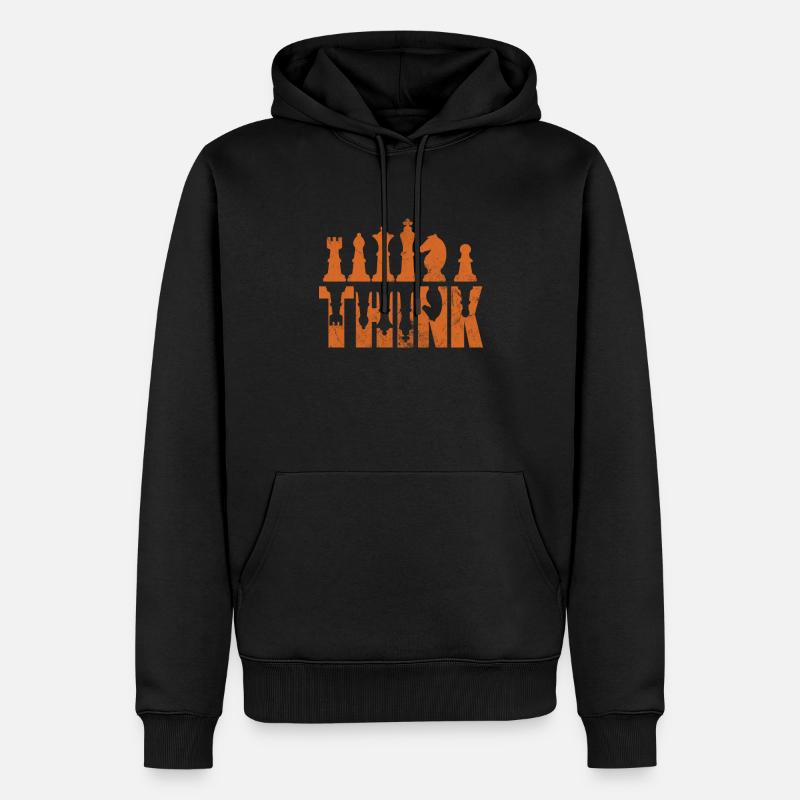 Schach - Männer Premium Bio Hoodie - Schwarz