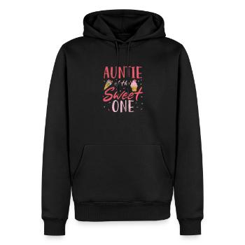 Eiscreme - Männer Premium Bio Hoodie - Schwarz - Vorne - Nico (187cm)