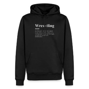 Wrestling - Männer Premium Bio Hoodie - Schwarz - Vorne - Nico (187cm)