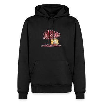 Chauffeur de bus Chauffeur de bus Bus Schuhlbus cadeau - Sweat à capuche Premium bio Homme - noir - Devant - Nico (187cm)