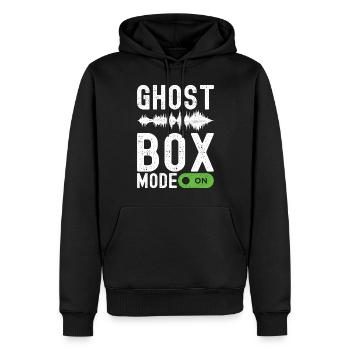 Paranormaler Ermittler Geister Jagen - Männer Premium Bio Hoodie - Schwarz - Vorne - Nico (187cm)