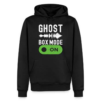 Paranormaler Ermittler Geister Jagen - Männer Premium Bio Hoodie - Schwarz - Vorne - Nico (187cm)